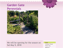 Tablet Screenshot of gardengateperennials.com